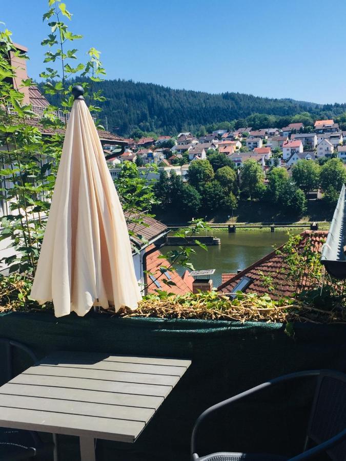 Natur Und Neckarblick Bei Heidelberg Hirschhorn Dış mekan fotoğraf