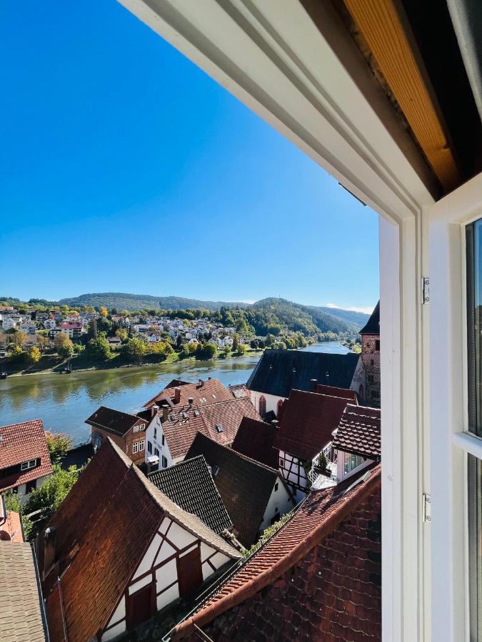 Natur Und Neckarblick Bei Heidelberg Hirschhorn Dış mekan fotoğraf